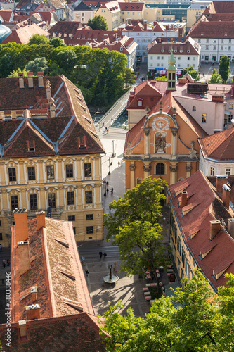 Town View & Rooftops; Graz; Austria photo