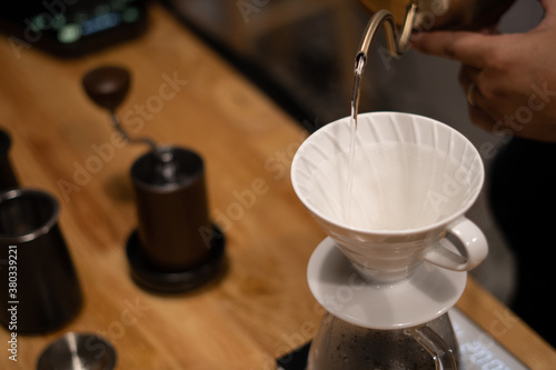 Drip coffee the balance of sweetness and acidity