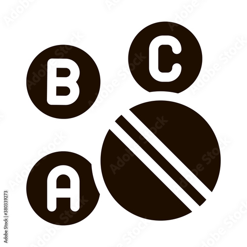 Medicine Vitamin Drugs Sport Vector Icon. Creatine Powder Sport Nutrition for Sportsman Pictogram. Dietary Ingredient, Bar for Bodybuilding Contour Illustration