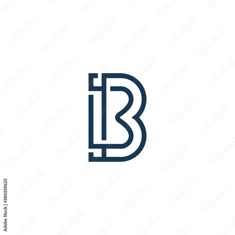 B logo B3 vector icon illustration B logo B3 vector icon illustration