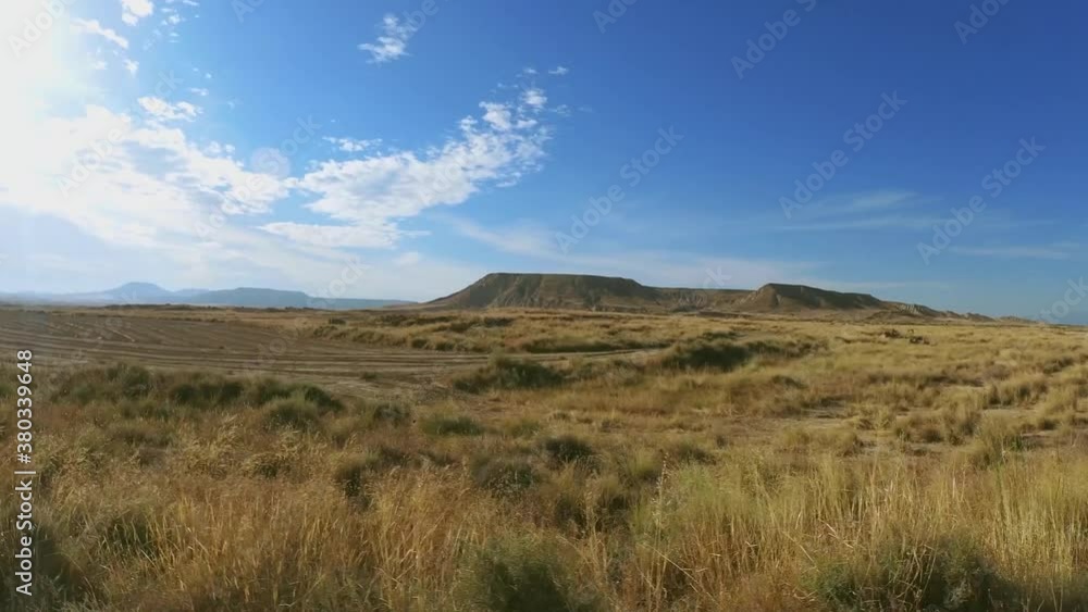 Characteristics forms created by the erosion of the water an wind in the Bardenas Reales desert, Navarra, Spain Characteristics forms created by the erosion of the water an wind in the Bardenas Reales desert, Navarra, Spain