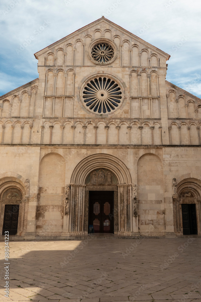 St.Anastasia cathedral in Zadar, Croatia.