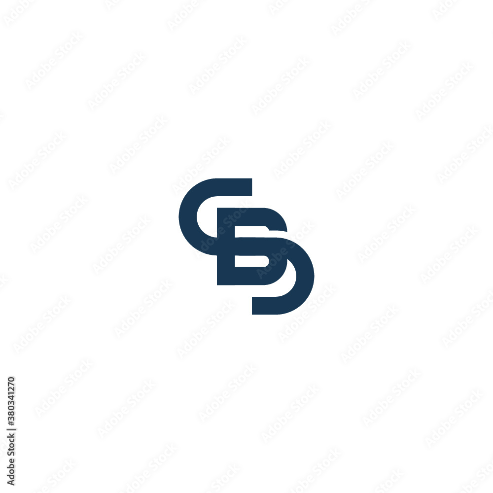 B logo BS vector icon illustration B logo BS vector icon illustration