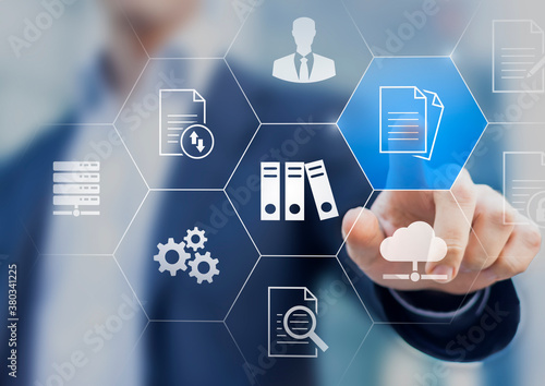 Photos Document Management System (DMS) used to store, search and manage review process and users for corporate files and information in enterprise