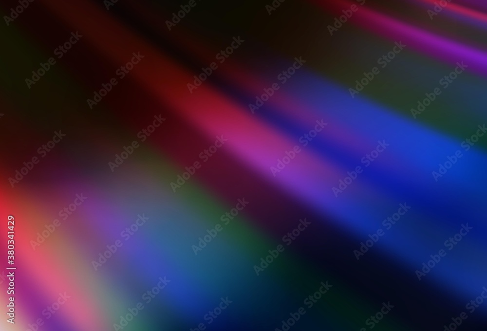 Dark Blue, Red vector blurred shine abstract template. Dark Blue, Red vector blurred shine abstract template.