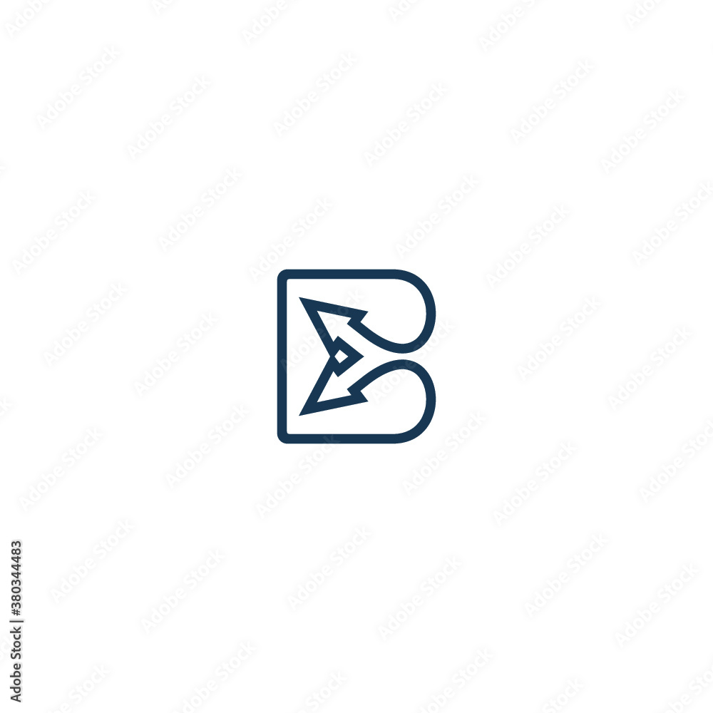 B logo vector icon illustration B logo vector icon illustration