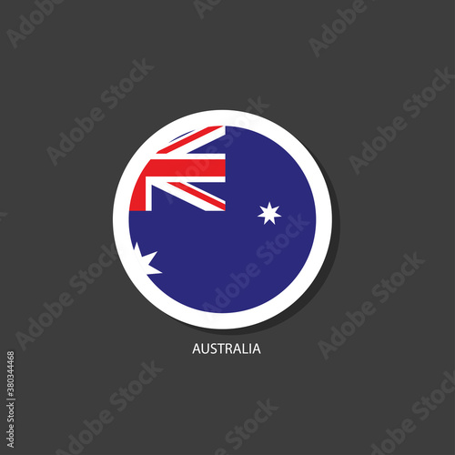 Free Download Australia flag Vector circle with flags.	 - GFXLoad