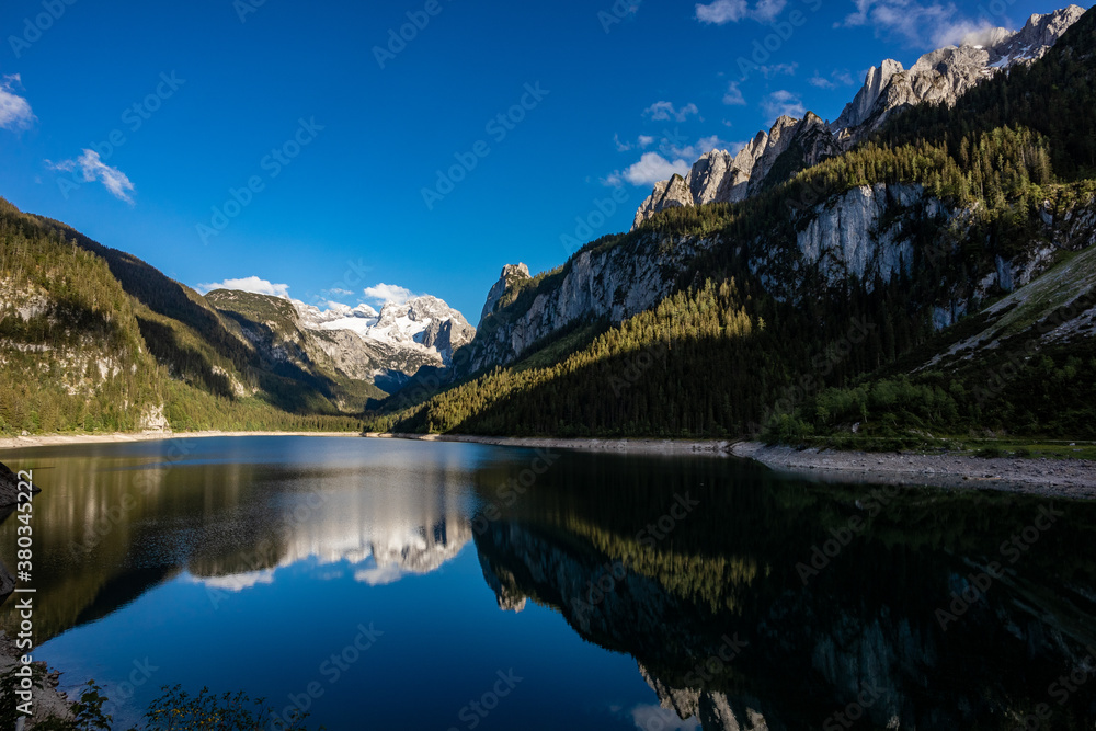 Gosausee lake with Dachstain masive