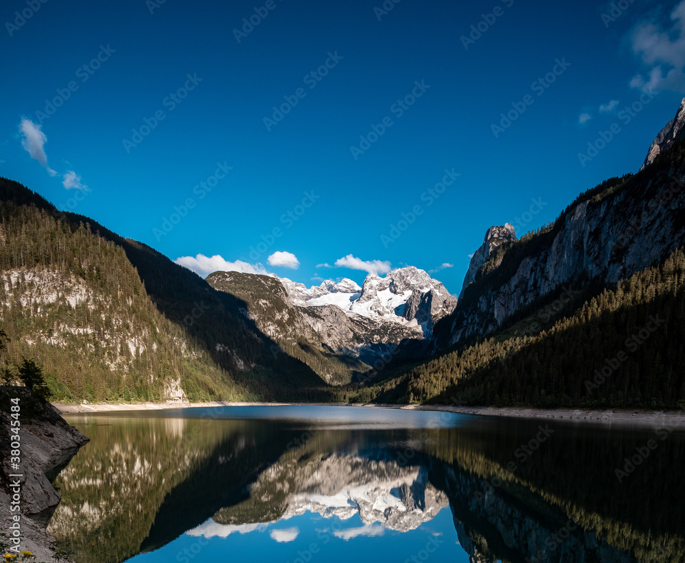Gosausee lake with Dachstain masive