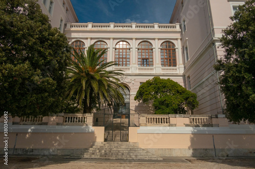 Entrance to the rectorate of the University of Zadar, Croatia. photo