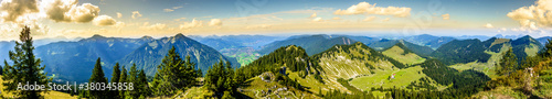 view at the Bodenschneid mountain - Bavaria - Spitzingsee