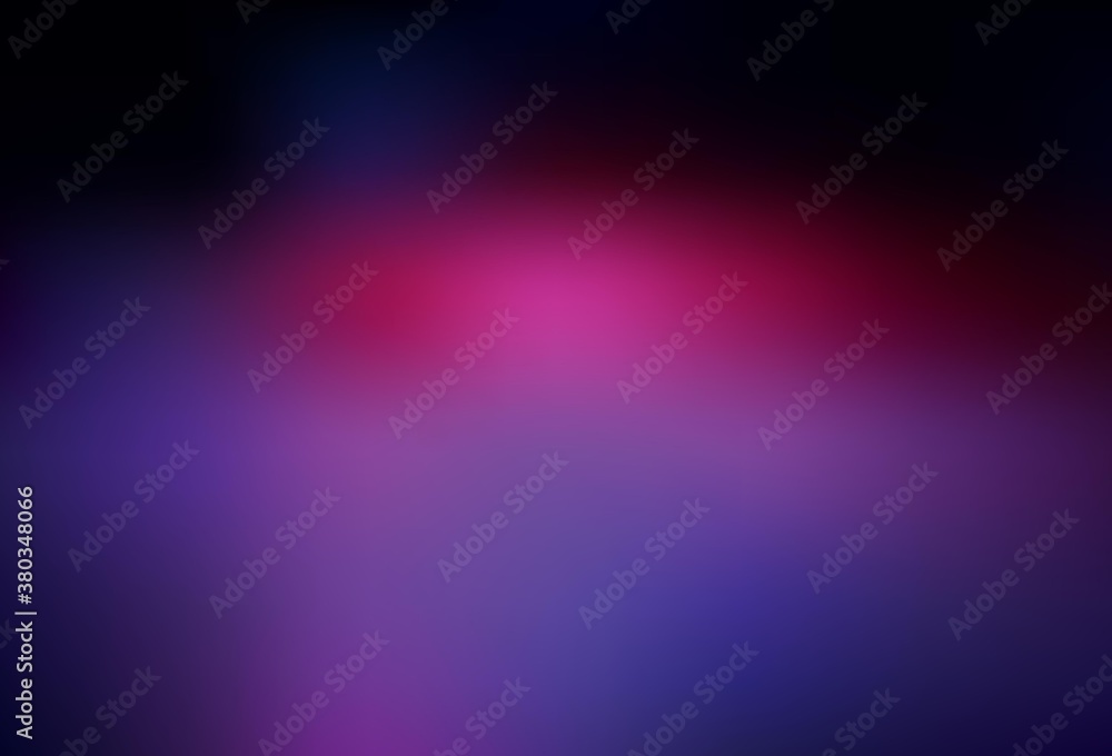 Obraz premium Dark Purple vector blurred shine abstract texture.