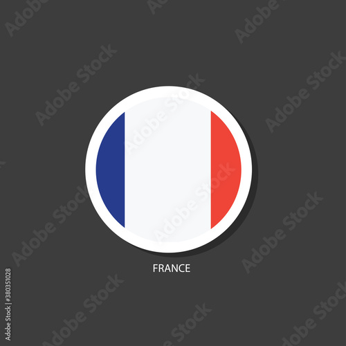 France flag Vector circle with flags. Free Download France flag Vector circle with flags. - GFXLoad