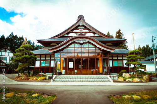 Cuadro en lienzo Seitai Hoshikai Akita Japanese Catholic Church