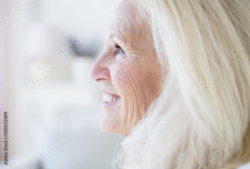 Portrait of smiling senior woman