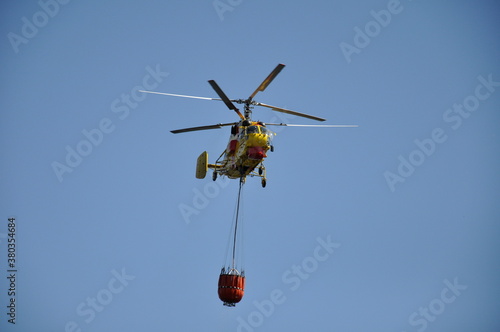 Obraz na plátně Helicóptero