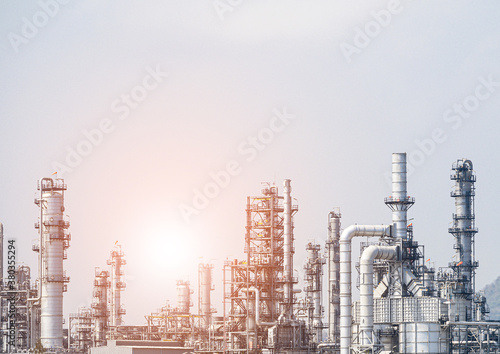 Industrial zone,The equipment of oil refining,Close-up of industrial pipelines of an oil-refinery plant,Detail of oil pipeline with valves in large oil refinery.