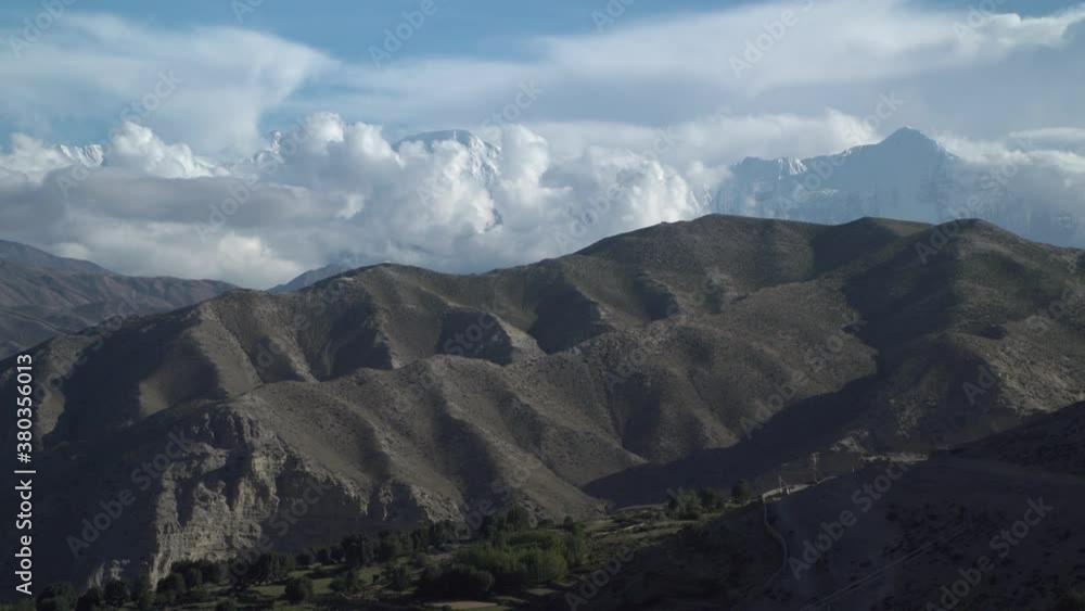 Majestic mountain landscape, Mustang, Nepal Majestic mountain landscape, Mustang, Nepal