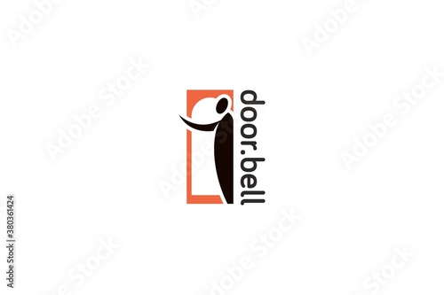 Template logo design for door bell store photo