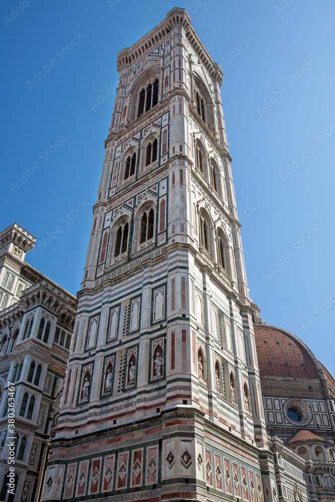 Florence, Italy: Campanile and Duomo on a clear morning