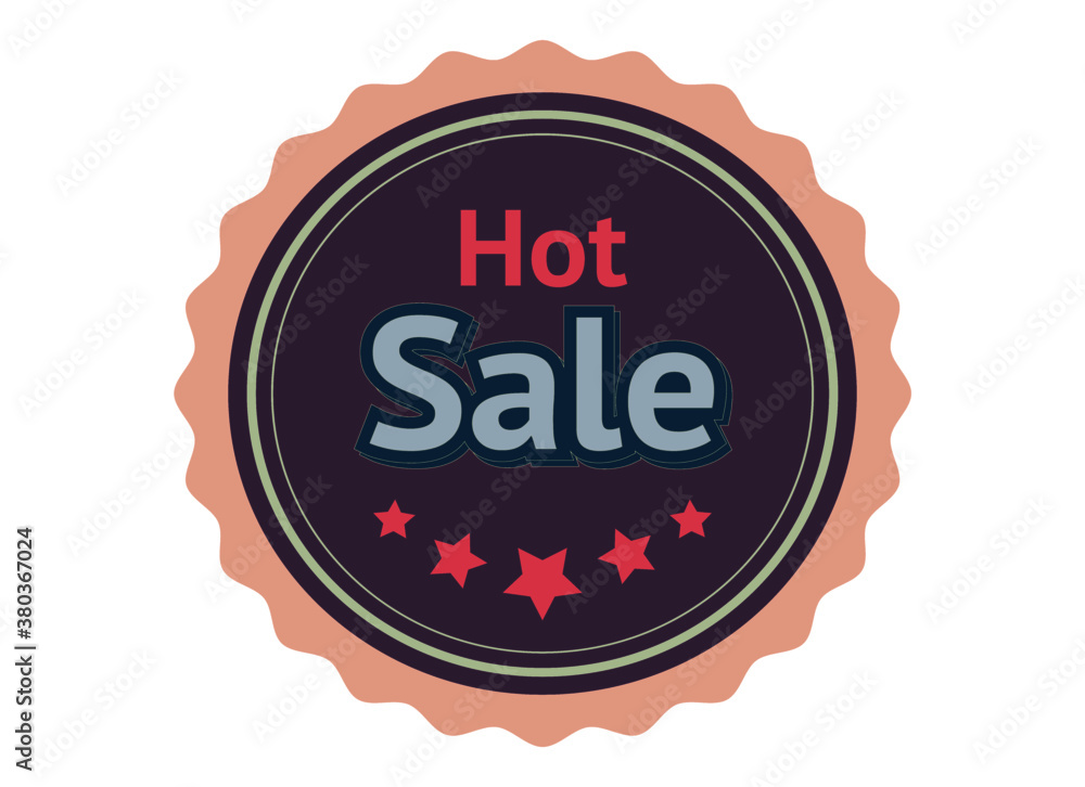 Hot sale price offer vector labels templates icon Hot sale price offer vector labels templates icon
