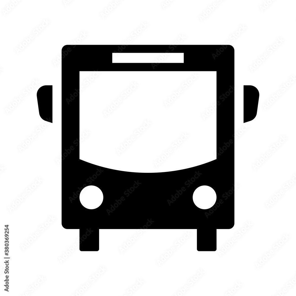 Icono de autobús. Bus. Vector aislado en fondo blanco Icono de autobús. Bus. Vector aislado en fondo blanco