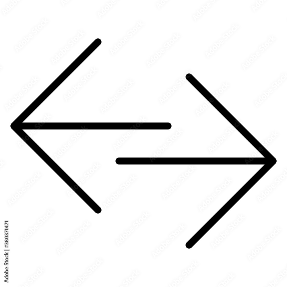 Left and right arrow icon Left and right arrow icon