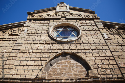 Synagogue facade in Evpatoria photo