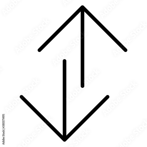 Up and down arrow icon © verry