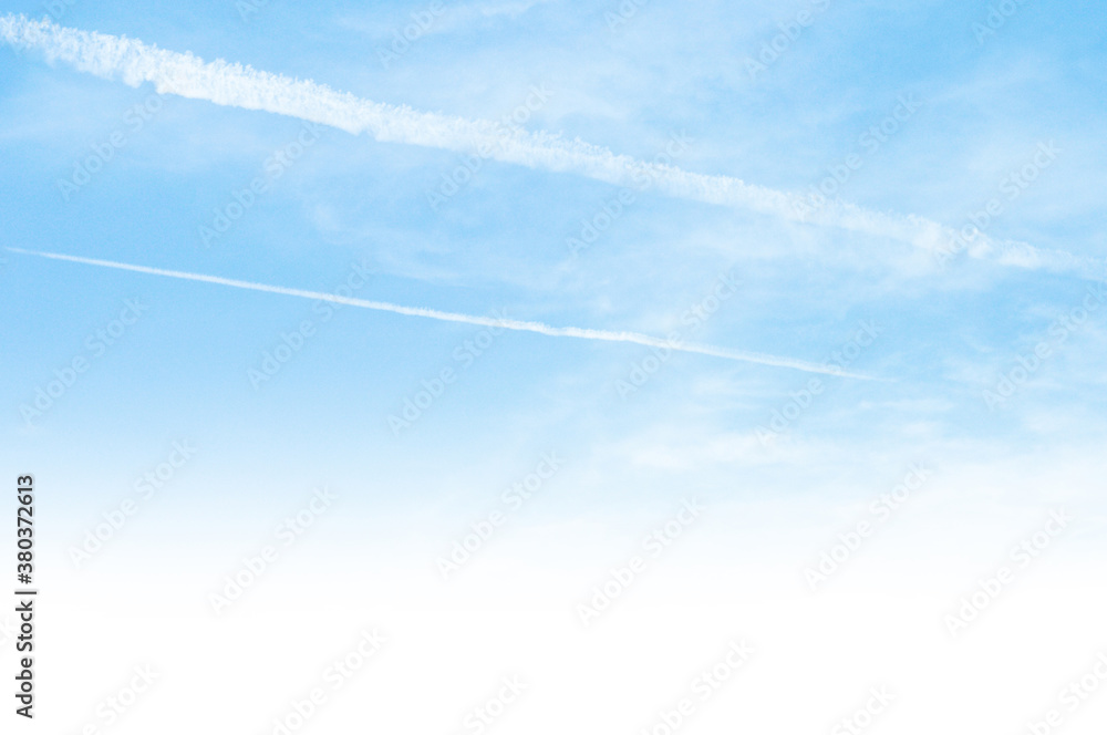 Blue sky with white cloud. The summer heaven is colorful clearing day Good weather and beautiful nature in the morning. Blue sky with white cloud. The summer heaven is colorful clearing day Good weather and beautiful nature in the morning.