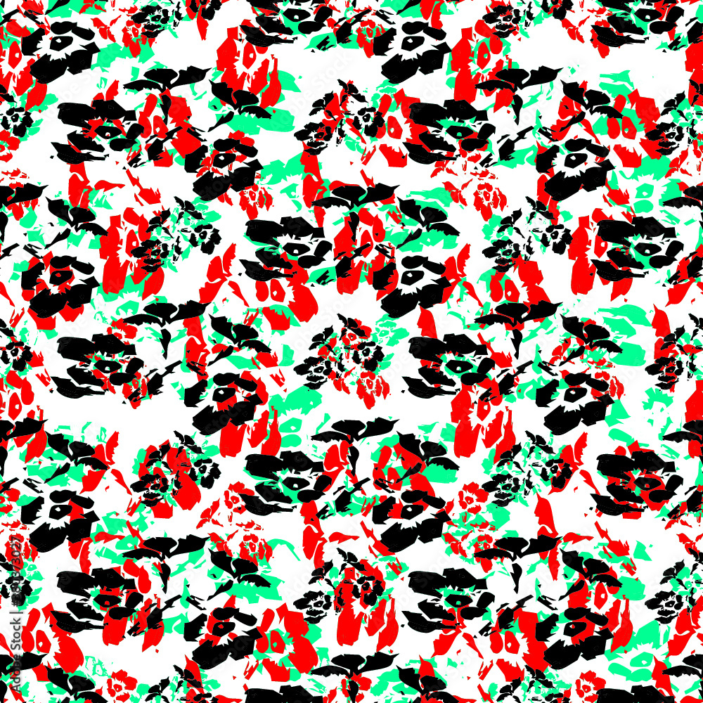 Obraz premium seamless pattern with butterflies
