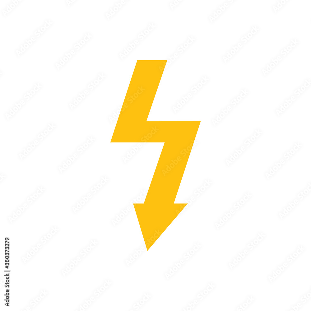 Electric Lightning Icon Design Vector Template Illustration Electric Lightning Icon Design Vector Template Illustration