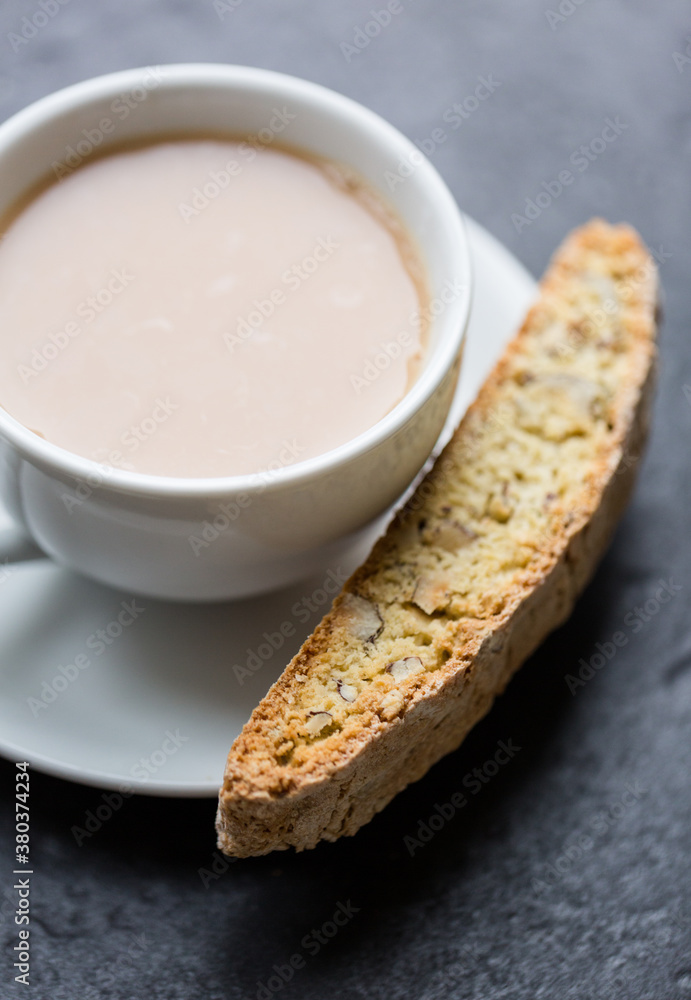 Italian Biscotti with tea Italian Biscotti with tea