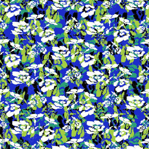 seamless pattern with flowers