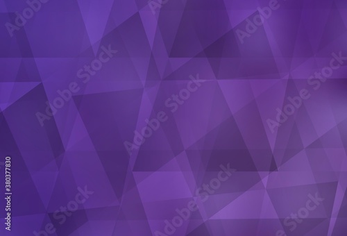 Light Purple vector abstract polygonal template.