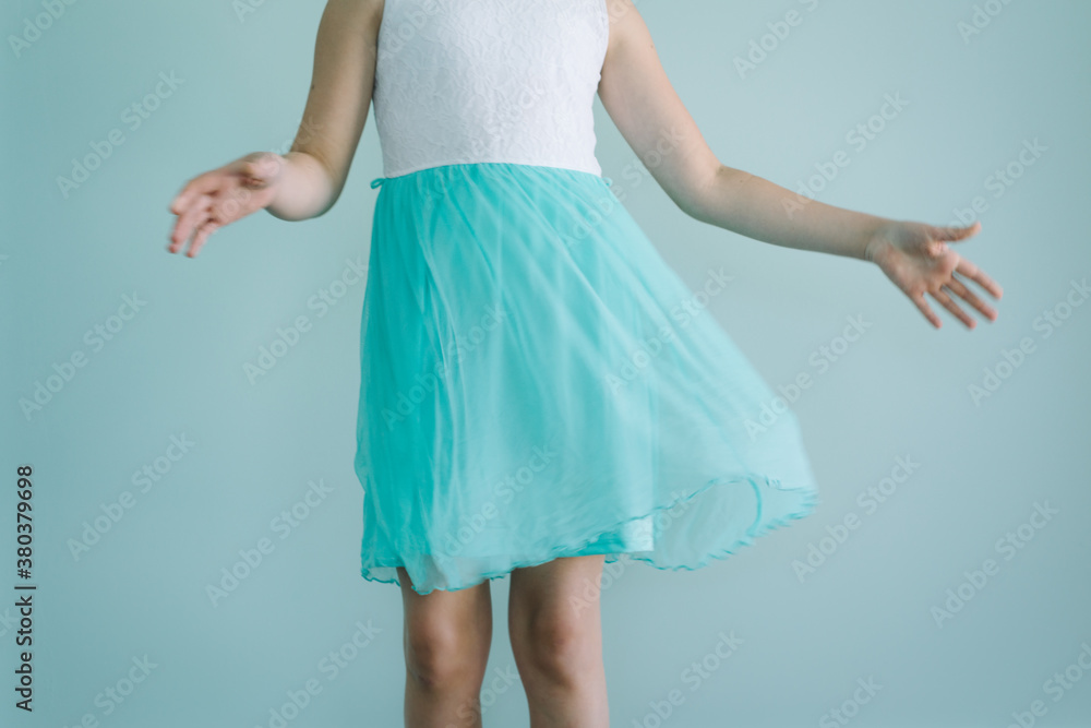floaty skirt on a girl spinning floaty skirt on a girl spinning