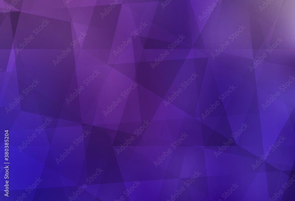 Light Purple, Pink vector abstract polygonal template. Light Purple, Pink vector abstract polygonal template.