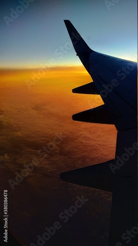 airplane in the sky