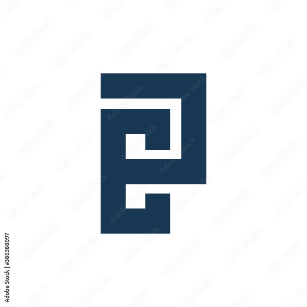 E logo letter EP vector icon illustrations E logo letter EP vector icon illustrations