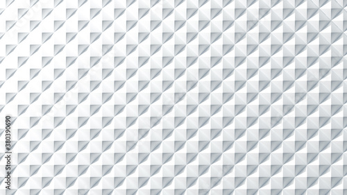 幾何学的な白背景の3Dレンダリング