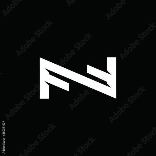 F logo vector letter FN icon illustrations