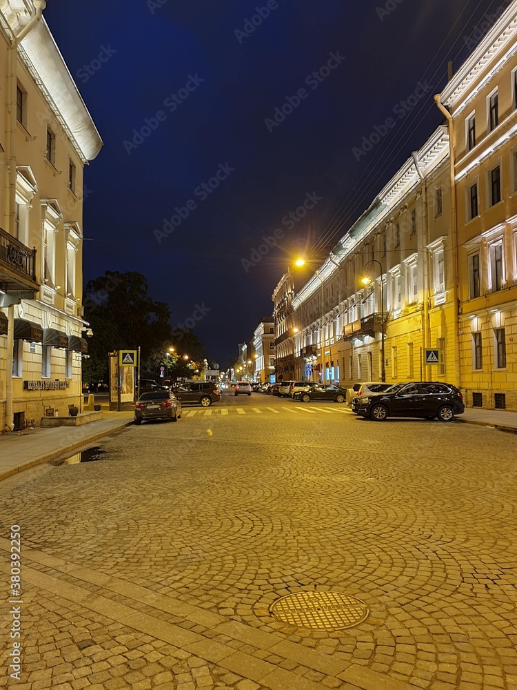 Fototapeta premium street at night