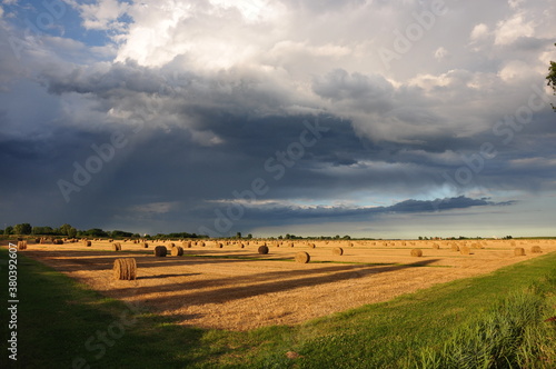 field and storm