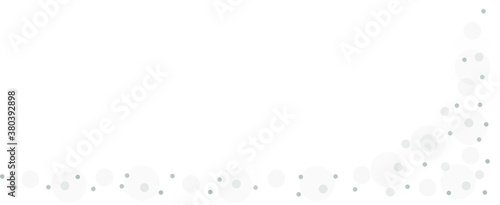 Gray vector background with a pattern of circles with different diameters. Textured template for a web splash in a modern style.