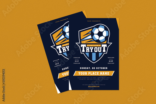 Soccer Tryout Flyer Template