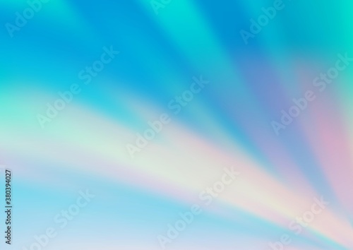 Light BLUE vector modern bokeh pattern. Colorful illustration in blurry style with gradient. The blurred design can be used for your web site.