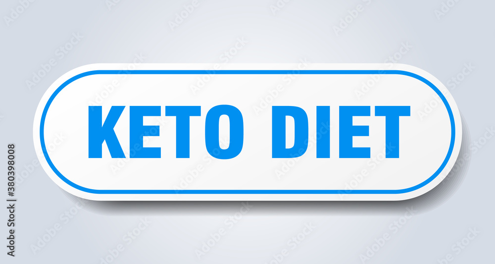 keto diet sign. rounded isolated button. white sticker keto diet sign. rounded isolated button. white sticker