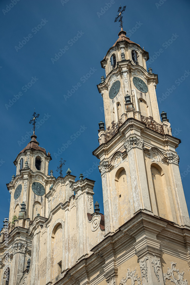 Catholic church of the Ascension, one of the most beautiful churches in vilnius
