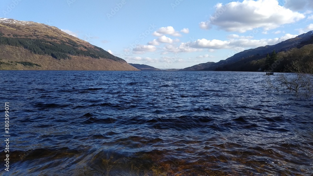 famous lake with a monster named Nessie