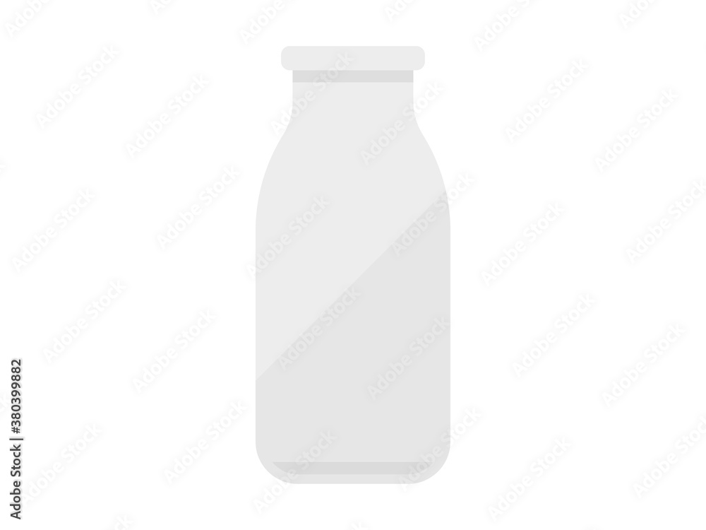 空の牛乳瓶のイラスト Stock Vector Adobe Stock